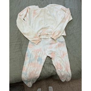 Spiritual Gangster tie dye sweatsuit set